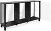 Finori Albi 51A Sideboard, schwarz / Spiegel | Maße: B x H x T ca. 160 x 85 x 37,5 cm Bild 5