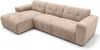 AX LIVING Couch in L Form Corlu Ecksofa Braun für Wohnzimmer 310 cm L Bild 4
