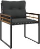 vidaXL Gartenmöbel Set mit Kissen 4 pcs Blassgrau 42026927 Bild 5