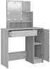 vidaXL Schminktisch mit LED Grau Sonoma 86,5x35x136 cm 820485 Bild 4