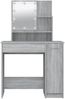 vidaXL Schminktisch mit LED Grau Sonoma 86,5x35x136 cm 820485 Bild 5