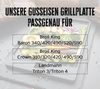 Grillfürst Grillplatte Gusseisen für Baron / Crown / Triton 3 / Triton 4 / 43,3x32 cm Bild 2