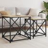 Couchtische, Sofatische 2 Stk. Sonoma-Eiche Holzwerkstoff Bild 2