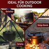 Dutch Oven 12 l mit Füßen – eingebrannt & sofort einsatzbereit, inkl. 2in1 Deckelheber, Reinigungsbürste, Rezeptbuch & Pflegeanleitung Bild 5