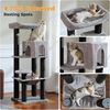 Purpurra Kratzbaum Extradick 8 cm Stamm, robuster Katzenturm, 147 cm, 55L x 45B x 147H cm Bild 4