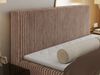 Boxspringbett mit Kopfteil und Topper Visco, Cord Bett - TILIANO - 180 x 200 cm - Braun Cord - H3 Bild 4