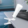 LED Tisch- Wand- Taschenlampe, Klemmleuchte, Akku, weiß Bild 4