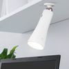 LED Tisch- Wand- Taschenlampe, Klemmleuchte, Akku, weiß Bild 5