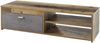 Lowboard >Gemma< 1 Klappe, 2 Fächer, Old Style dunkel, anthrazit - 120x32x38cm (BxHxT) Bild 5