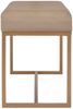 vidaXL Bank 80 cm Beige Samt 247559 Bild 3