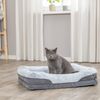 TRIXIE Tierbett Vital Bett Lino grau/hellgrau für Katzen Bild 2