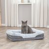 TRIXIE Tierbett Vital Bett Lino grau/hellgrau für Katzen Bild 3