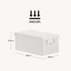 Woltu Aufbewahrungsbox (5 St, Set), mit Deckel, mit Griffen, faltbar Bild 3