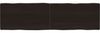 vidaXL Tischplatte 180x50x(2-6) cm Massivholz Behandelt Baumkante 364043 Bild 1