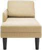 vidaXL Chaiselongue mit Kissen Graugrün Cordstoff 4009819 Bild 4