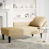 vidaXL Chaiselongue mit Kissen Graugrün Cordstoff 4009819 Bild 3