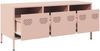 vidaXL TV-Schrank Rosa 101,5x39x43,5 cm Kaltgewalzter Stahl 851227 Bild 5
