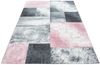 Kurzflor Teppich Hara rechteckig - 200x290 cm - Pink Bild 3