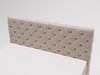 GRAINGOLD Canolo Doppelbett 140x200, Boxspringbett mit zwei Bettkästen, Glamour Stil, Velour-Stoff, Beige Bild 4