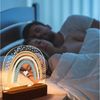 GRAVURZEILE LED Nachtlicht für Kinder, Beruhigend und Energiesparend - Regenbogen Design Blau, LED, 3 Lichtmodi: Warm- Kalt- und Mischweiß, Geschenk für Kinder & Baby Bild 4