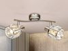 LED Deckenstrahler, Spots beweglich, Glaskristalle, Chrom, KRIS Bild 5