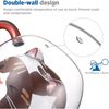 Doppelwandige Katzen Tasse 280ml Gläser Geschenk für Frauen Kinder Bild 3