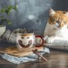 Doppelwandige Katzen Tasse 280ml Gläser Geschenk für Frauen Kinder Bild 5