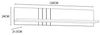 FORTE Wandboard in Sand / Mauvella Eiche Dekor - 120x24x21,5cm (BxHxT) Bild 3