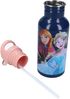 Disney Frozen II 500 ml Wasserflasche – Kinderflasche mit Griff & Strohhalm Bild 2