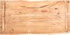 Tischplatte Baumkante Akazie Natur 120 x 60 cm CURT 76574630 Bild 3
