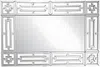 Vente-unique - LOAYE Spiegel Glas Silberfarben - B 1,9 cm x H 80 cm x L 120 cm Bild 2