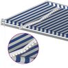 vidaXL Automatische Markise mit LED & Windsensor 500x350 Blau und Weiß 3069031 Bild 5