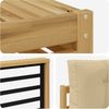 vidaXL Sofagarnituren 6 pcs Weiß und Beige Massivholz Akazie 3390938 Bild 5