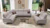 Sofanella Eckcouch PERLO Stoffbezug Sofalandschaft Funktionssofa in Schwarz S: 270 x 270 Breite Bild 5