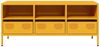 vidaXL TV-Schrank Senfgelb 101,5x39x43,5 cm Kaltgewalzter Stahl 851325 Bild 4