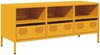 vidaXL TV-Schrank Senfgelb 101,5x39x43,5 cm Kaltgewalzter Stahl 851325 Bild 2