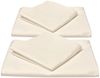 Beautissu Reforcé Bettwäsche Julie - 4teilig – Bettbezug Set – Kühlende Sommerbettwäsche aus Baumwolle Creme, 200cm, 135cm Bild 2