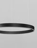Nova Luce 9190840 MOTIF LED Pendelleuchte 60cm 3000K Schwarz dimmbar Bild 3
