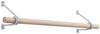 SO-TECH® Wandgarderobe 120x150 mm mit Ø 30 mm Kleiderstange aus Holz (Spar-Set, 1 St), Weiß lackiert mit 80 cm Garderobenstange aus Buche Bild 4