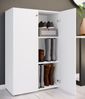 VCM Schuhschrank Lona 919201 Weiß H. 110 x B. 70 x T. 39 cm Bild 3