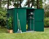 Hörmann Ecostar Metall-Gerätehaus Trend mit Satteldach Typ 2, 238x238 cm , moosgrün, 5,7 m²,2-flüglige Tür Bild 3