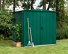 Hörmann Ecostar Metall-Gerätehaus Trend mit Satteldach Typ 2, 238x238 cm , moosgrün, 5,7 m²,2-flüglige Tür Bild 2