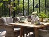 Gartenesstisch Laurion aus Teakholz, modern rechteckig, natur, geeignet für 8–10 Personen Bild 4