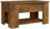 vidaXL Couchtisch Räuchereiche 79 x 49 x 41 cm Holzwerkstoff [819275] Bild 4