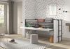 Halbhohes Bett mit Schreibtisch Kommoden Sam 98 x 219 x 116.6 cm Bild 5