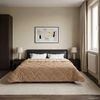 vidaXL Sommerdecke Taupe 240 x 260 cm Mikrofaser und Teddy-Fleece 42026216 Bild 4