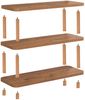 Calicosy 'STEP' Regal mit 3 Böden in Atlantik-Kiefer-Optik L80 cm - Helles Holz Bild 4