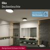 Paulmann 71084 Selection Bathroom LED Deckenleuchte Oka IP44 White Switch Schwarz matt Bild 2