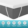 Älgdröm, Topper Belize, Topper 90x200, 140x200, 180x200 cm, in 2 Härtegraden, 9 cm hoch, Kaltschaum, Matratze, Boxspringbett, Allergiker geeignet (Hausstauballergiker) Bild 3