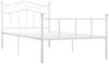 vidaXL Bettgestell Weiß Metall 100×200 cm [284517] Bild 2